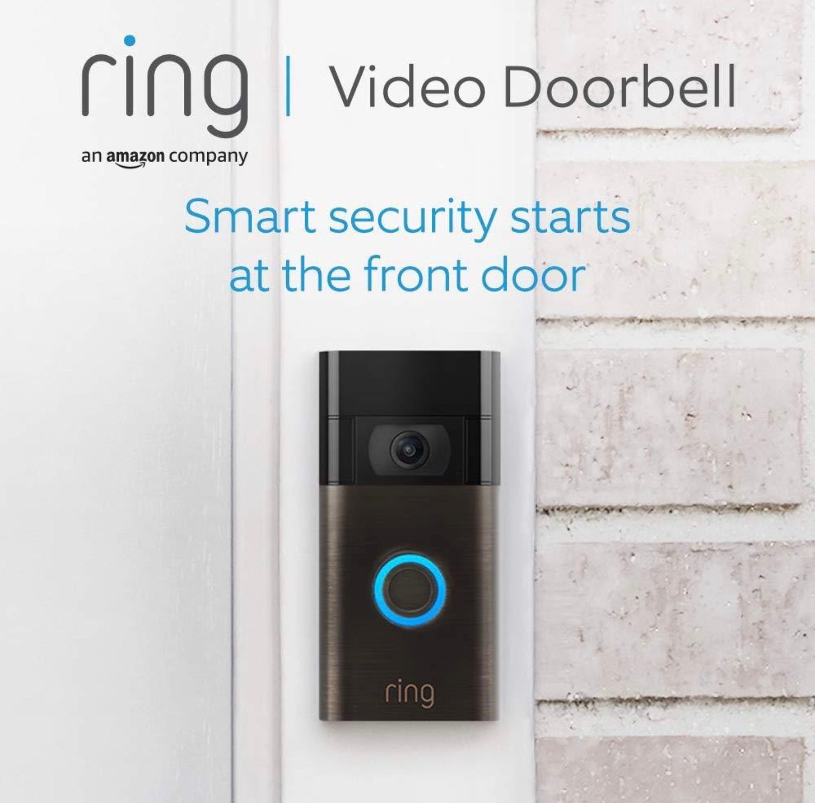 Ring Video Doorbell (2nd Gen) 1080p HD Advanced Motion Detection-Venetian Bronze - New 🏴