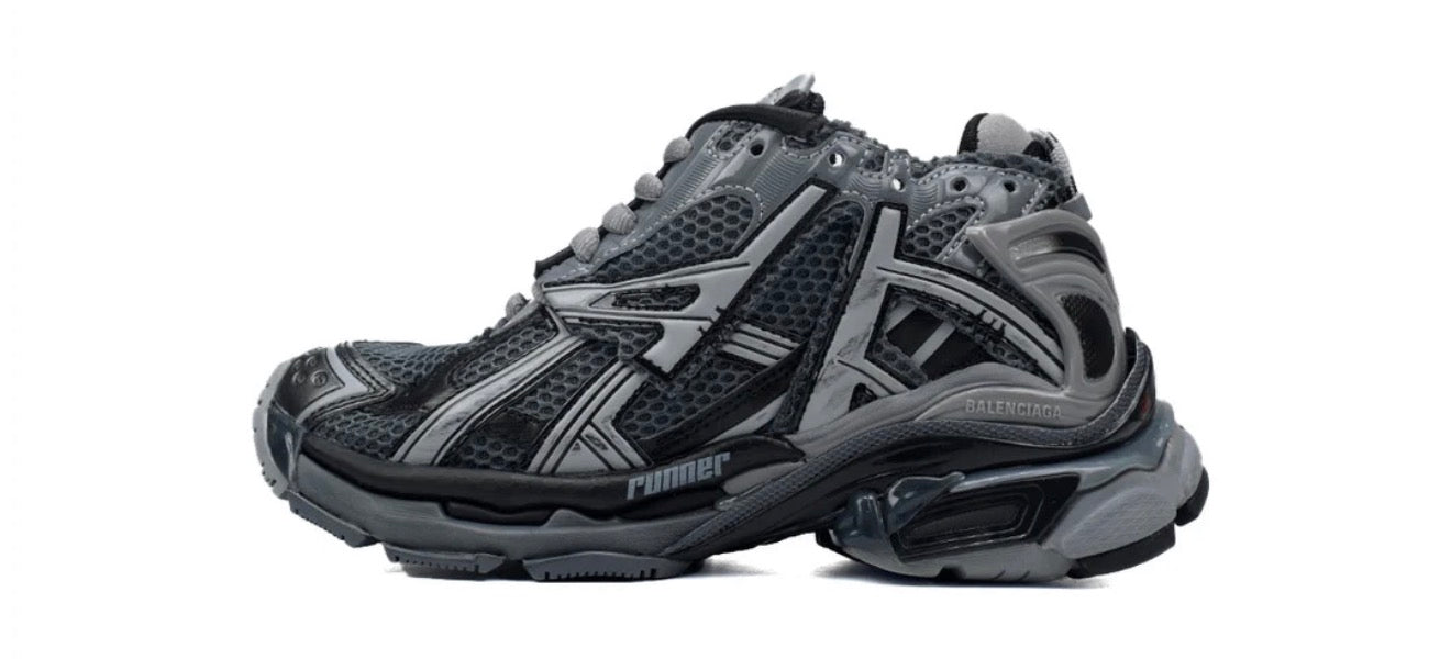 BALENCI RUNNER SNEAKER GREY