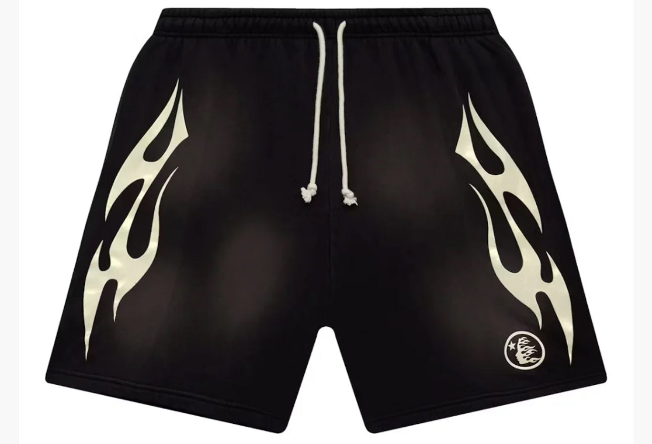 Hellstar Black Shorts - Small ©️