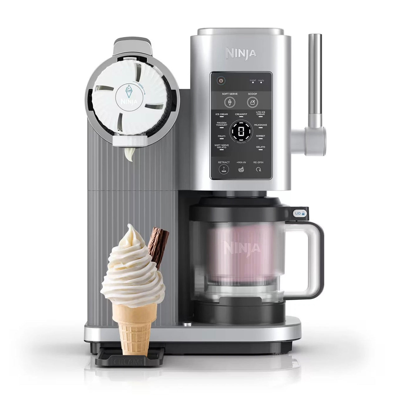 Ninja Swirl by CREAMi Ice Cream Maker | Soft-Serve | REFURB | NC701UK