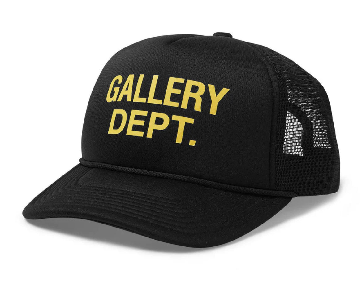Gallery Dept. Black Trucker Cap