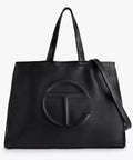 Telfar Black Large Tote Bag