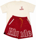 Rhude Red/Cream Shorts Set - Extra Large