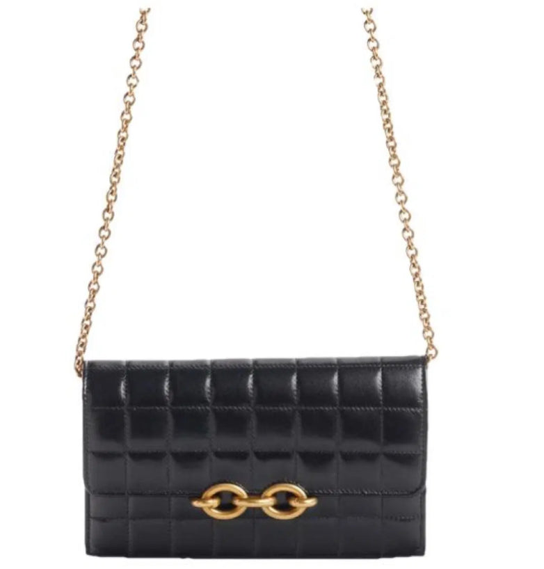 Saint Laurent YSL Le Maillon Leather Wallet On Chain Bag/Brand NEW with Dust Bag☑️