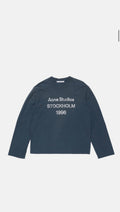 Acne Studios SPRAYED 1996 Jersey “Deep Blue”