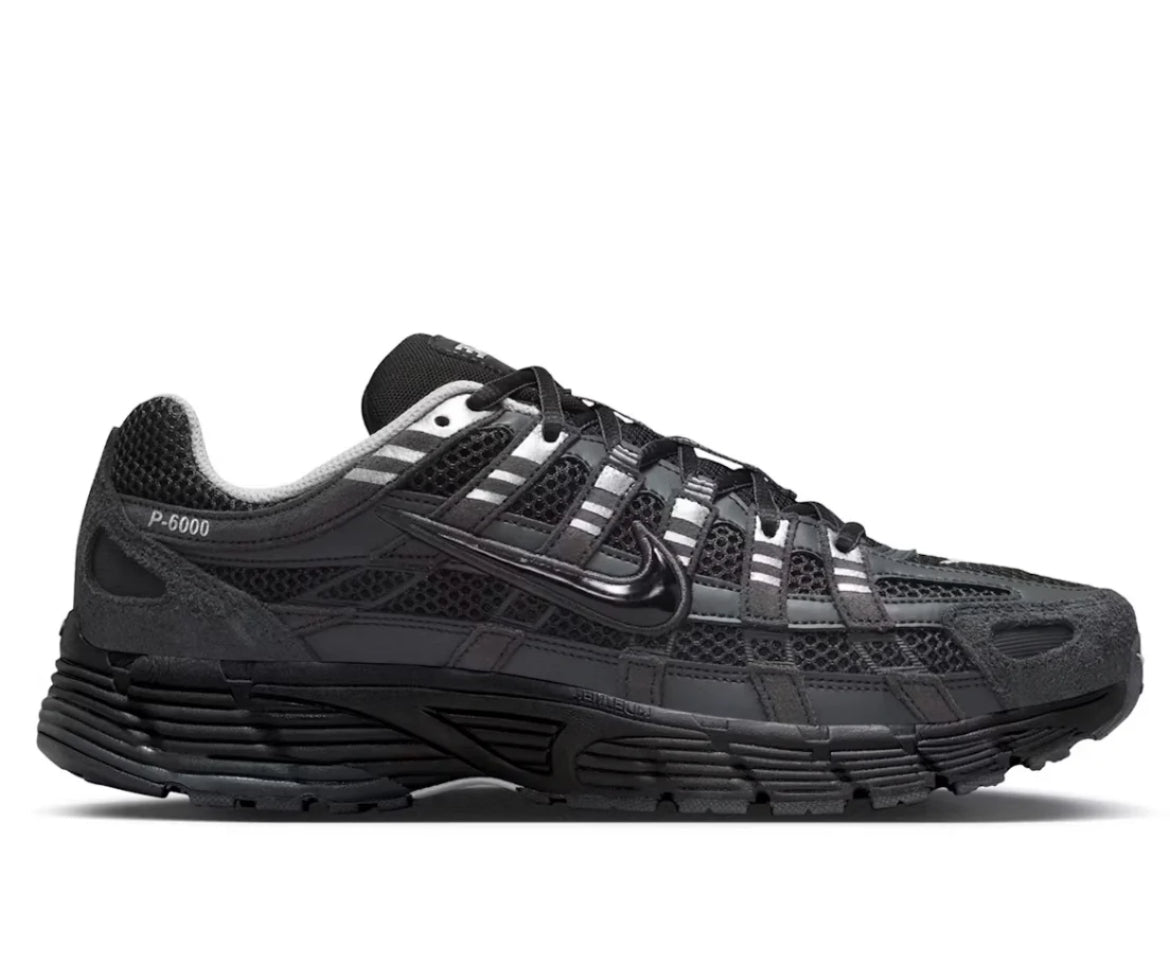 Nike P-6000 Suede Anthracite Metallic Silver ☑️