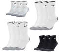 Nike Socks Mens Dri-Fit Cushioned Crew Ankle 3 Pairs Training Gym Football