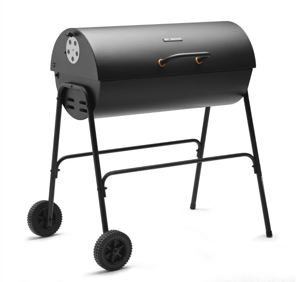 Big Smokey Charcoal BBQ Portable Barbecue Smoker Non-Stick Grill Warming Rack🏴