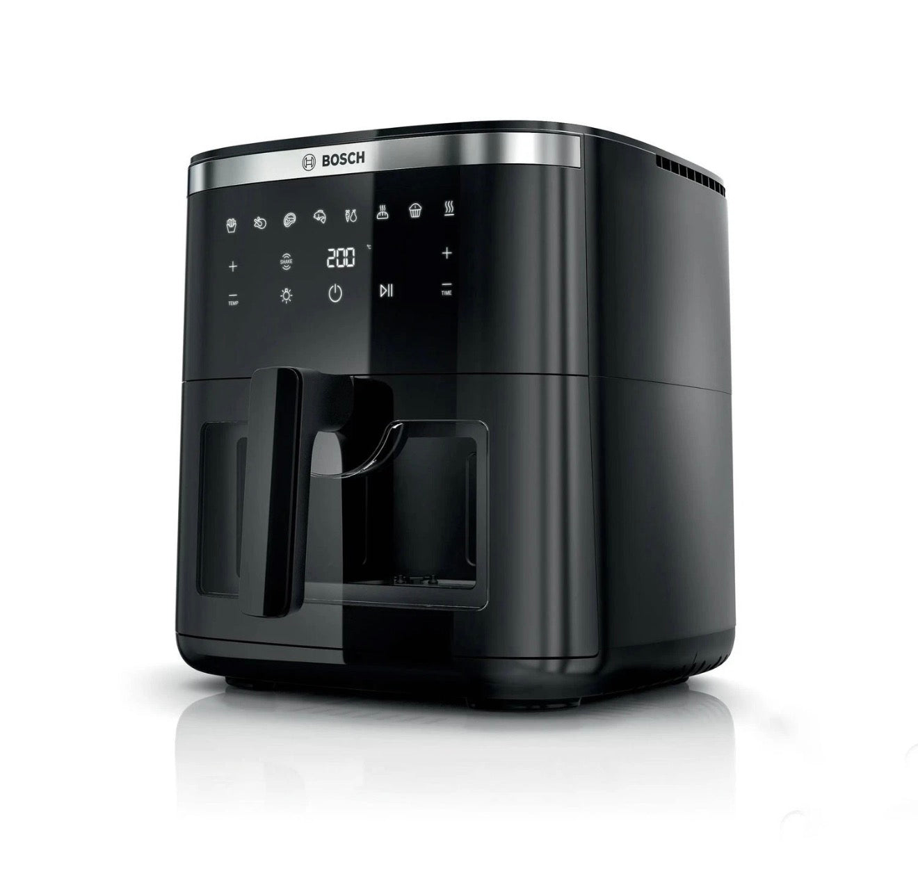 Bosch Series 6 Air Fryer Black XL Double Smart Digital Dual Cooker MAF671B1GB