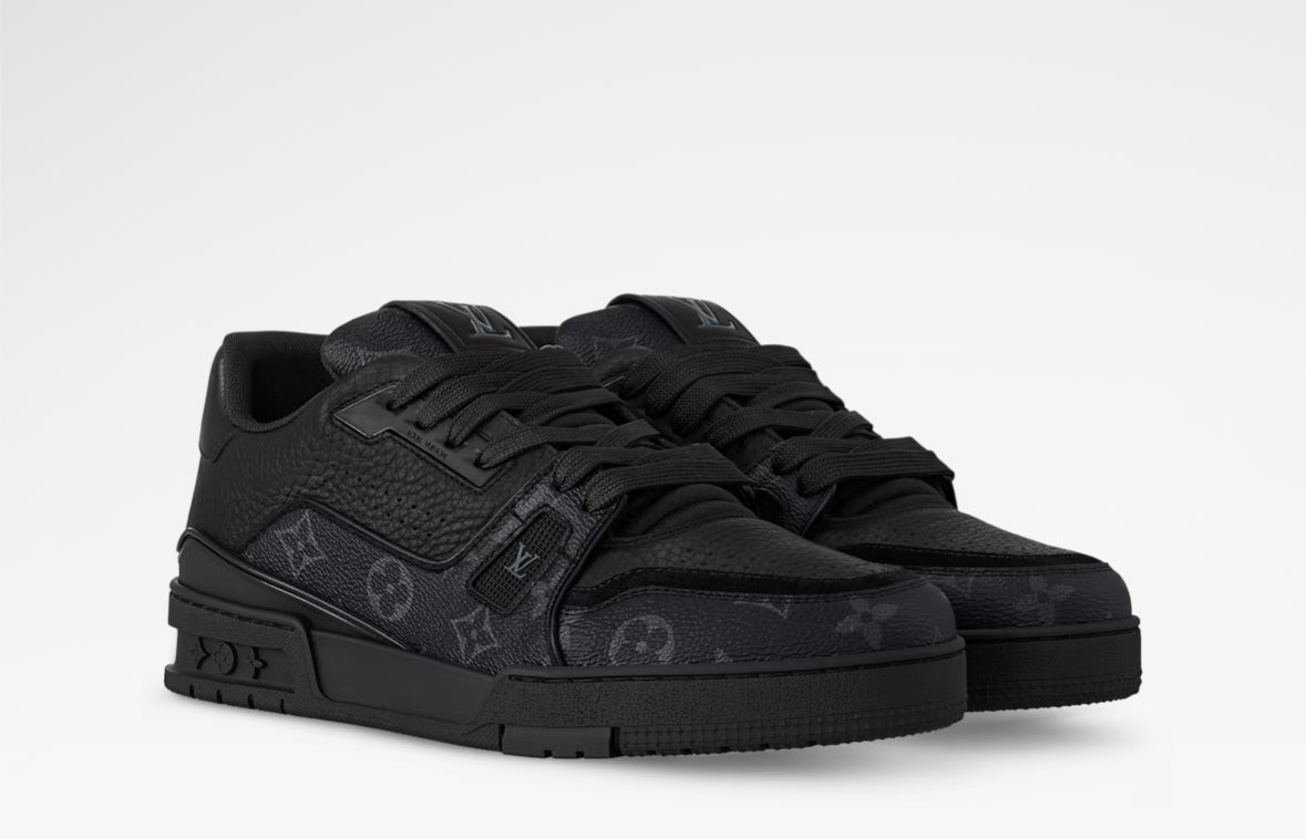 Louis Vuitton Monogram Eclipse Trainers - UK10
