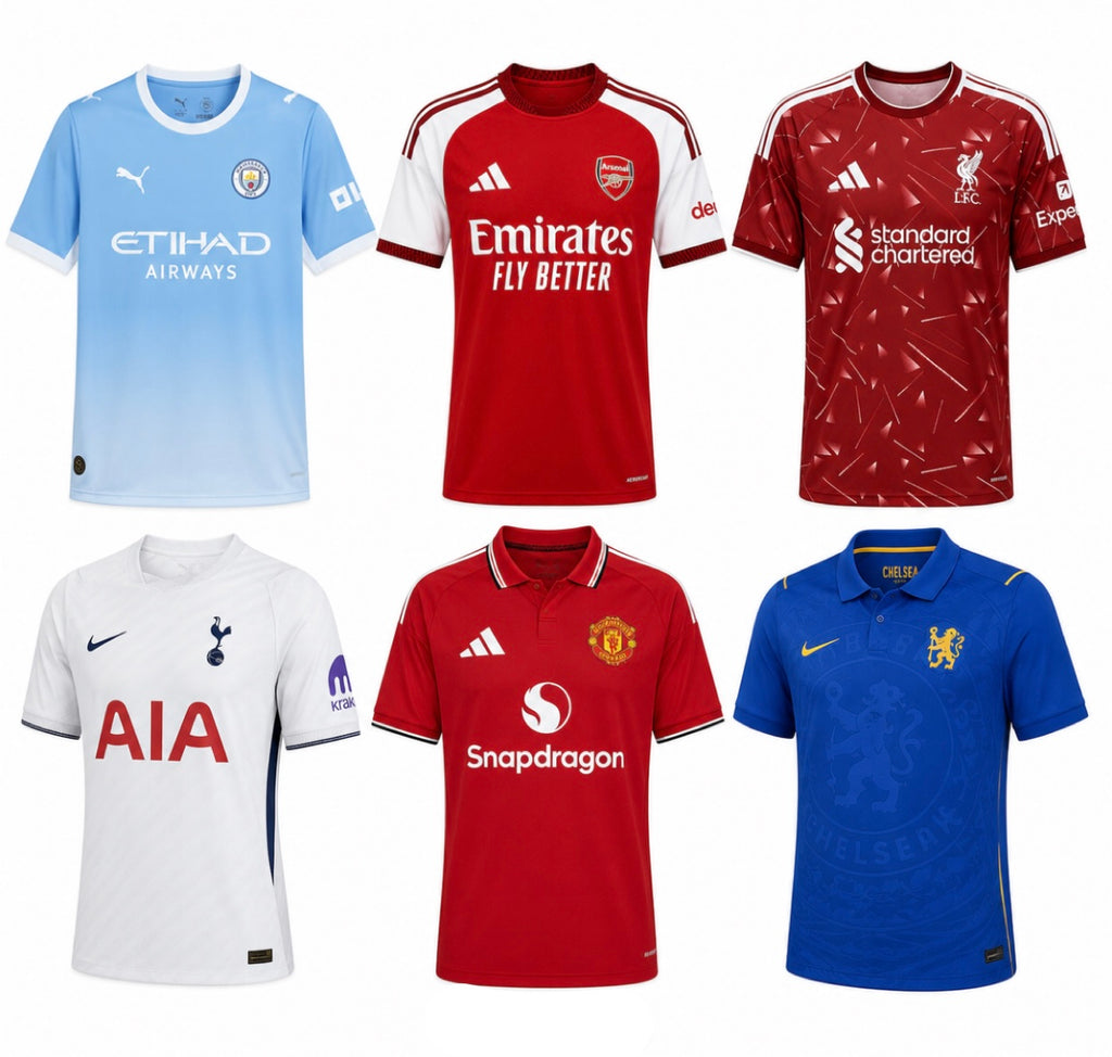 Premier League Home Kits - 26/27