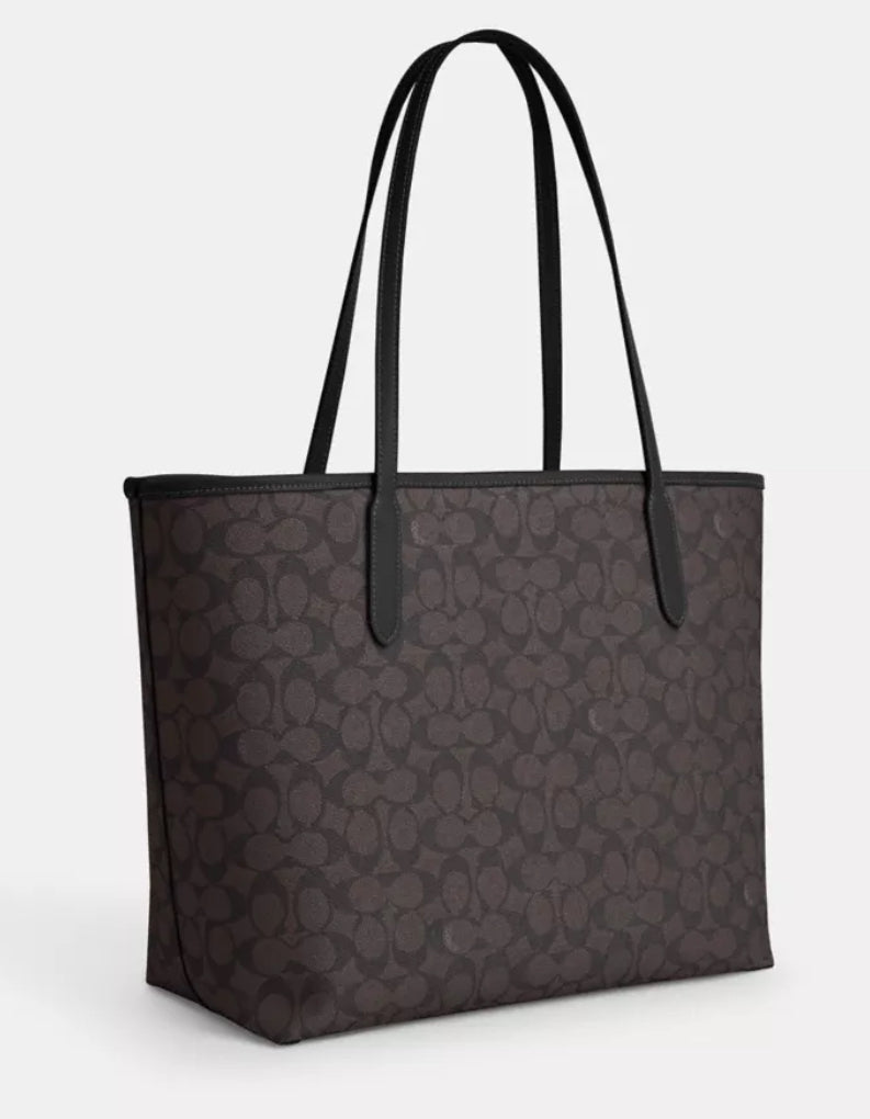 Coach City Tote Bag in Signature Canvas