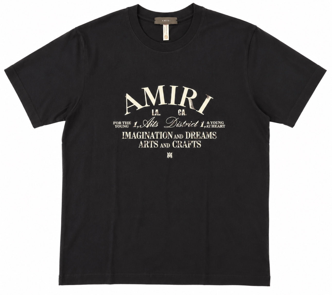 AMIRI Black T-Shirt -Medium ©️