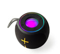 Intempo Aria Dolce Wireless Speaker, Portable, 7 LED Modes, 18Hr Playtime, Black