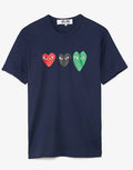COMME des GARÇONS Play T-Shirt 3 Hearts☑️