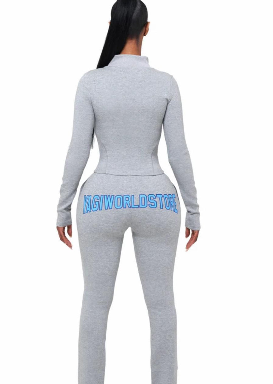 Yagi Wrld Grey Bottoms - S UK 8-10©️