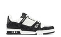 Louis Vuitton Black / White Denim Trainers LV☑️
