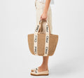Chloe Woody Basket Bag - Beige