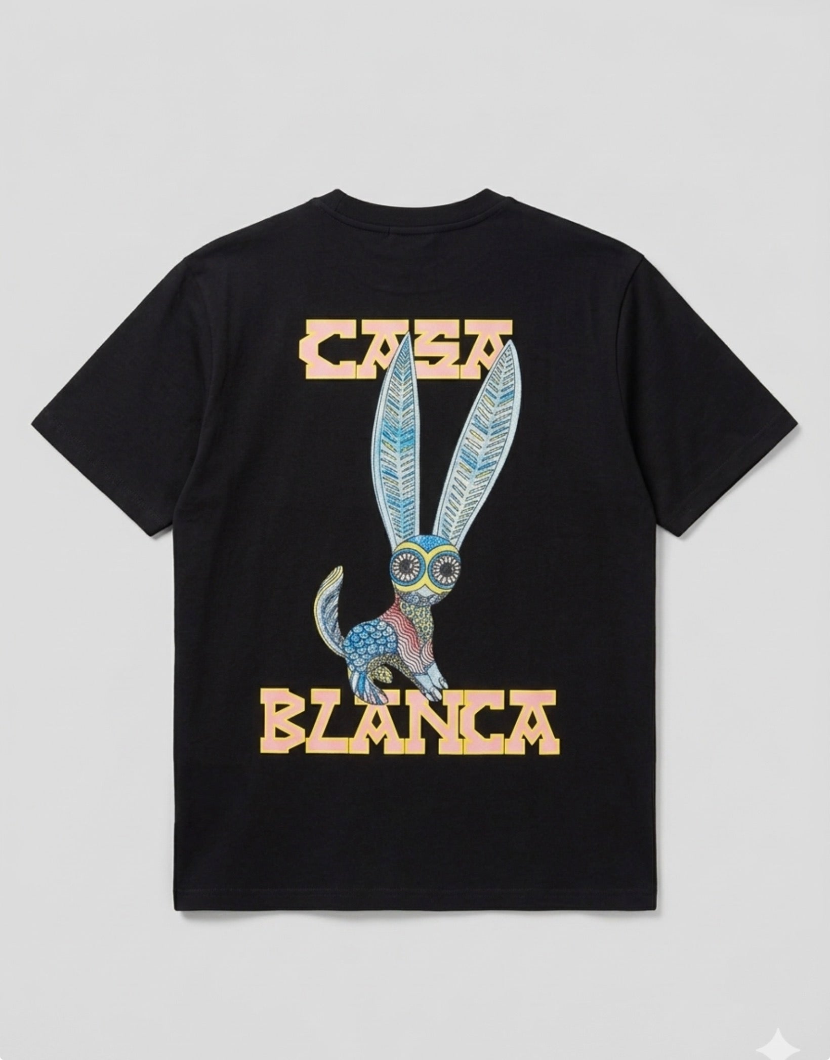 Casablanca Paris Fennec Fox Graphic T-Shirt Black Large Tennis Club 📲