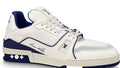 Louis Vuitton 1ABFAF #54 Signature Trainers In Marine White☑️
