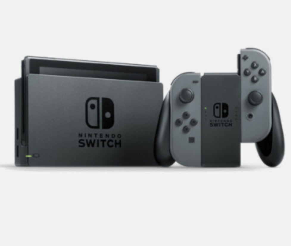 Nintendo Switch Console V2 (2019) - Grey Controllers