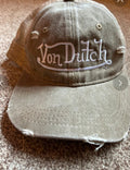 Von Dutch Baseball Cap – Y2K Distressed Style