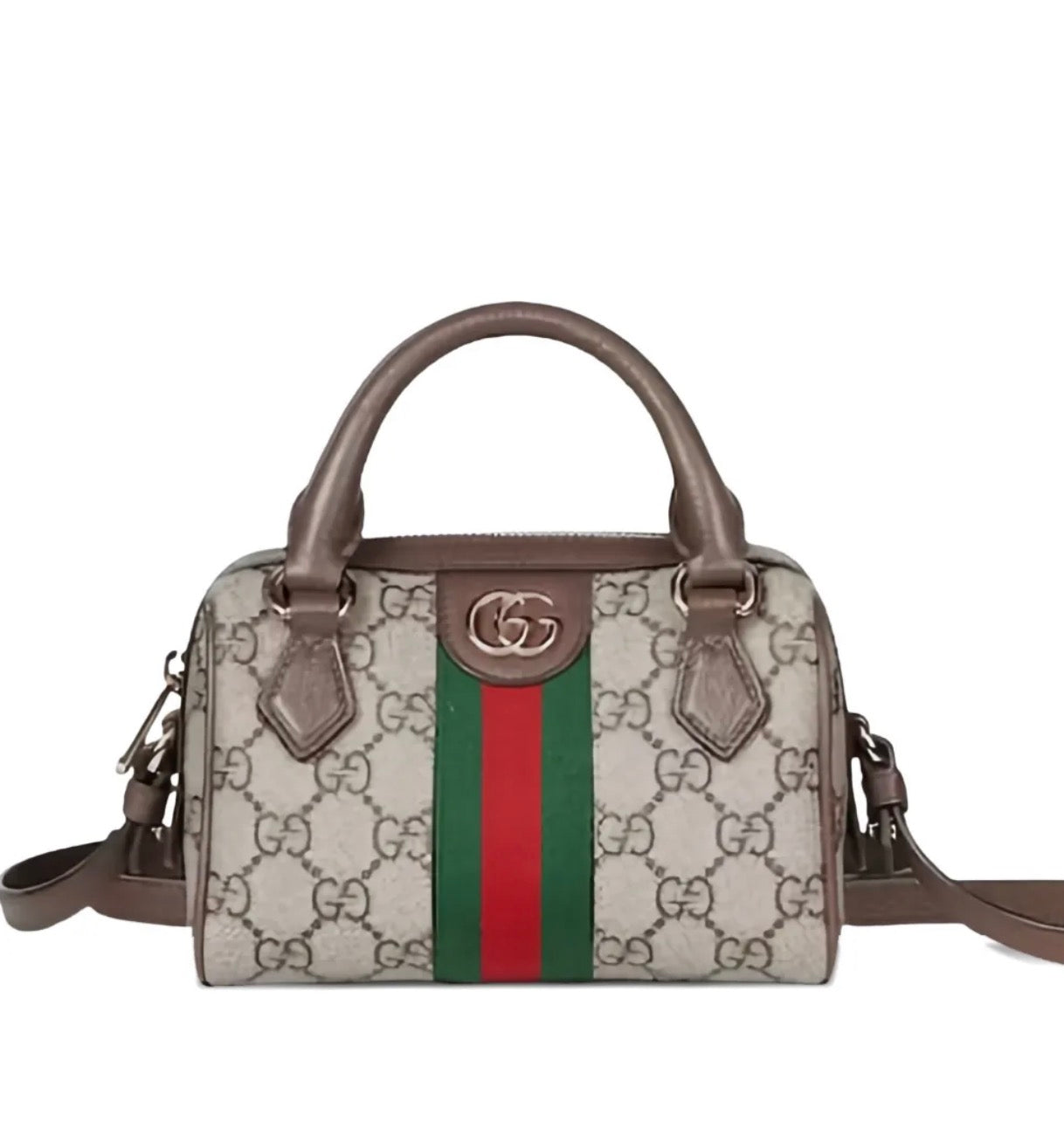 gucci bag boston ophidia small double g web leather strap crossbody bag - Authenticity Guaranteed