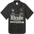 Rhude Black Short Sleeve Shirt - Medium
