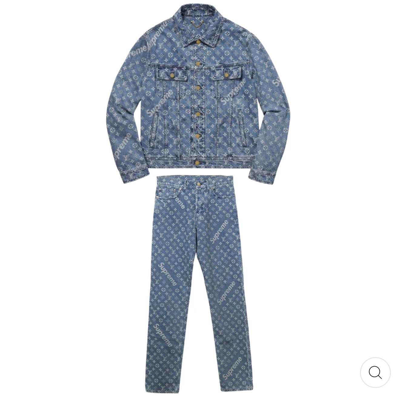 SUPREME LV MONOGRAM SET