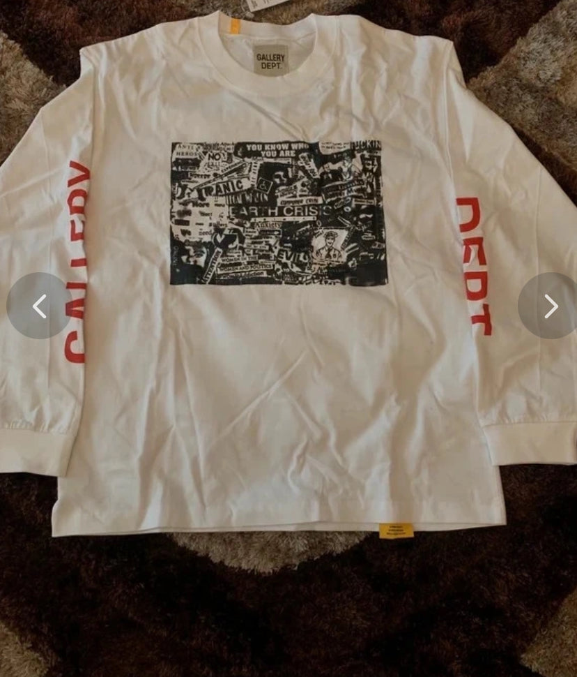 White Gallery dept. Earth crisis long sleeve t-shirt