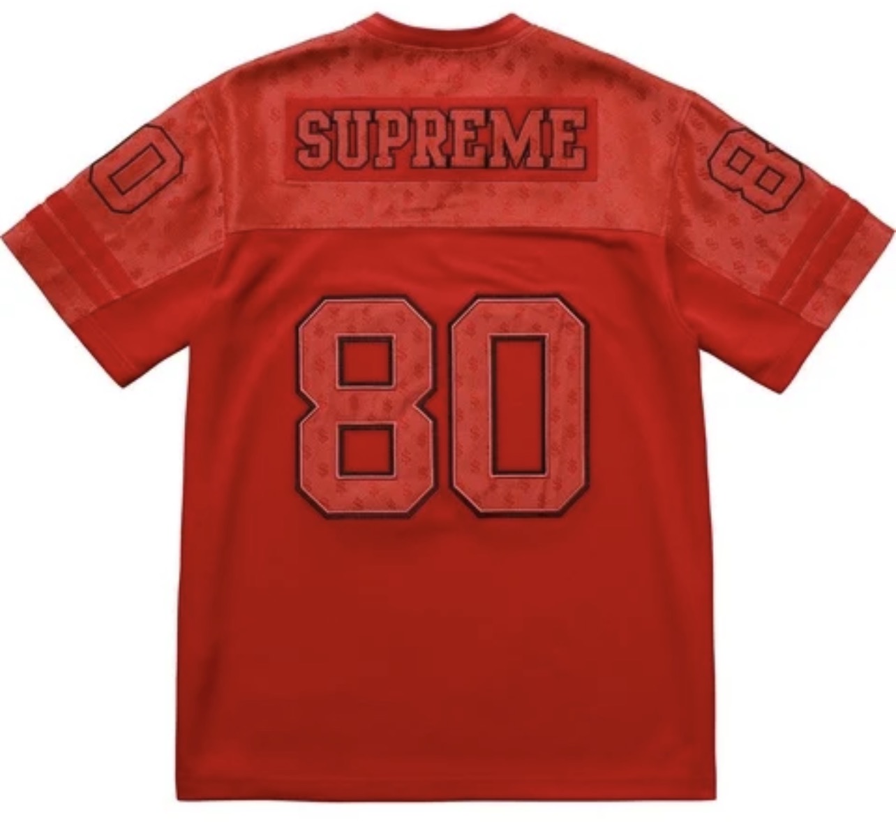 Supreme Red ‘80’ Monogram Jersey - Medium