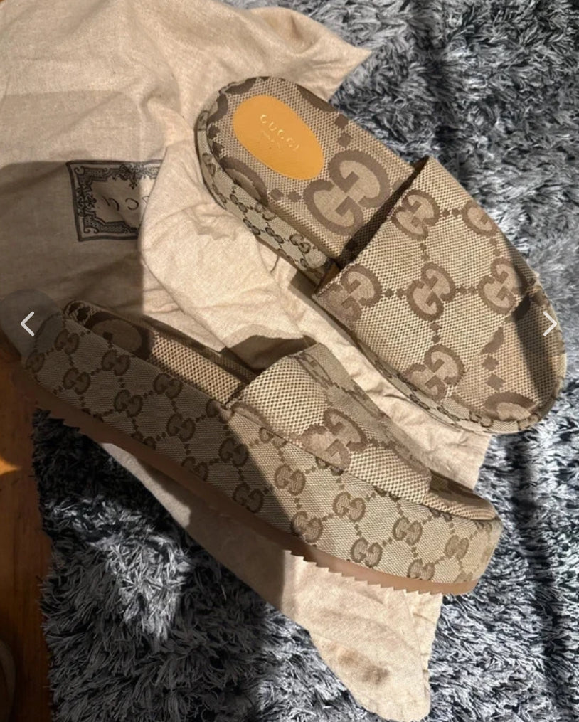 Gucci platform slide sandal☑️🏴