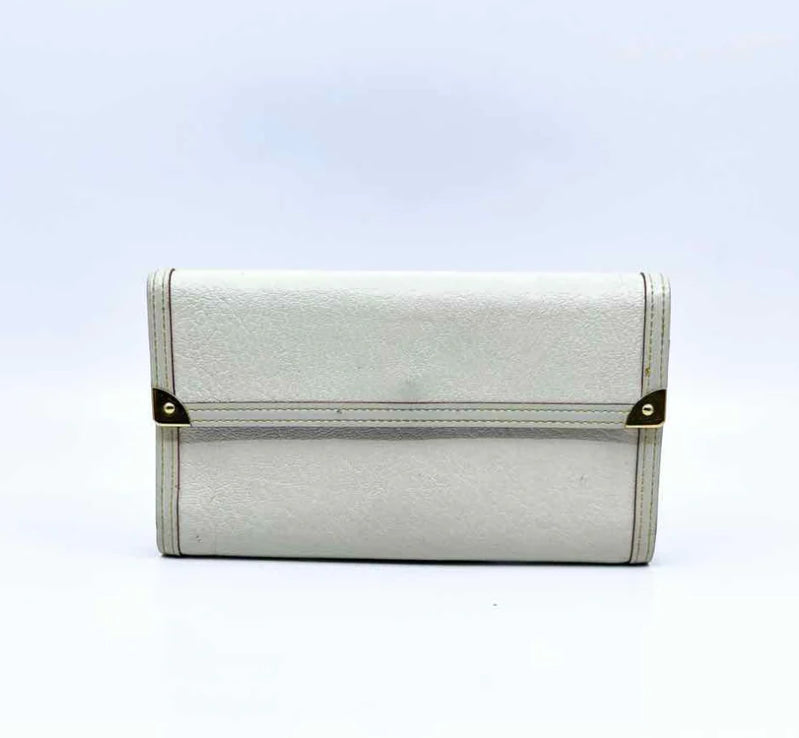 Louis Vuitton Women's Purse In Cream Leather☑️