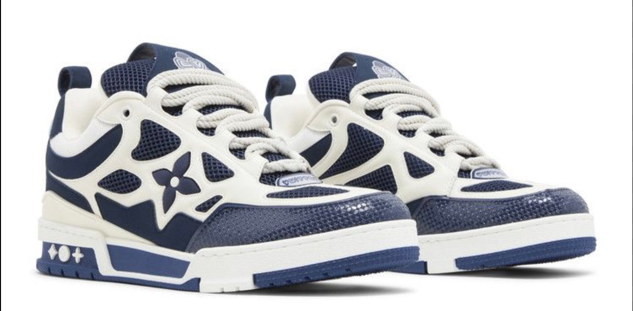 LV Skates Blue and White - UK 9