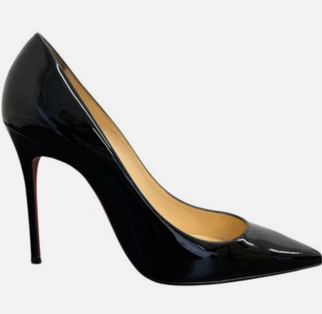 Christian Louboutin Women's Decollete 554 100 Heels Black☑️