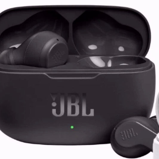 JBL Wave 200TWS Wireless In-Ear Headphones and Charging Case Deep Bass Sound