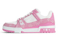LV  PINK WHITE TRAINER