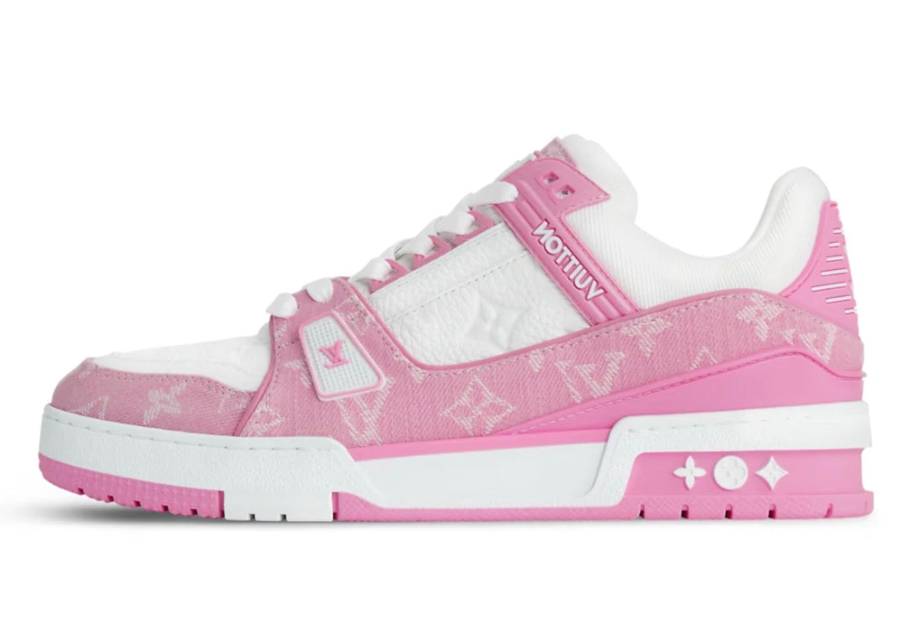 LV  PINK WHITE TRAINER
