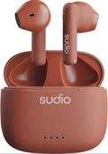 Sudio A1 Sienna, Bluetooth Earphones, Touch Control, Wireless Charger