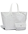 Goyard Saint Louis PM Tote Bag White