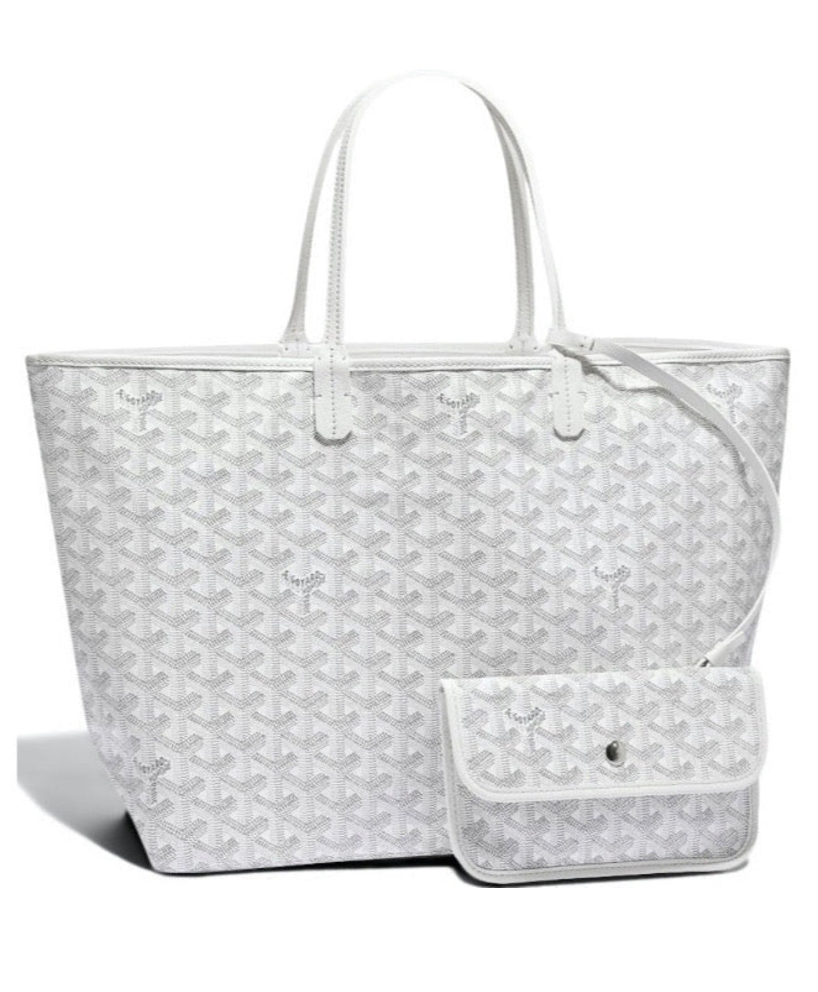 Goyard Saint Louis PM Tote Bag White