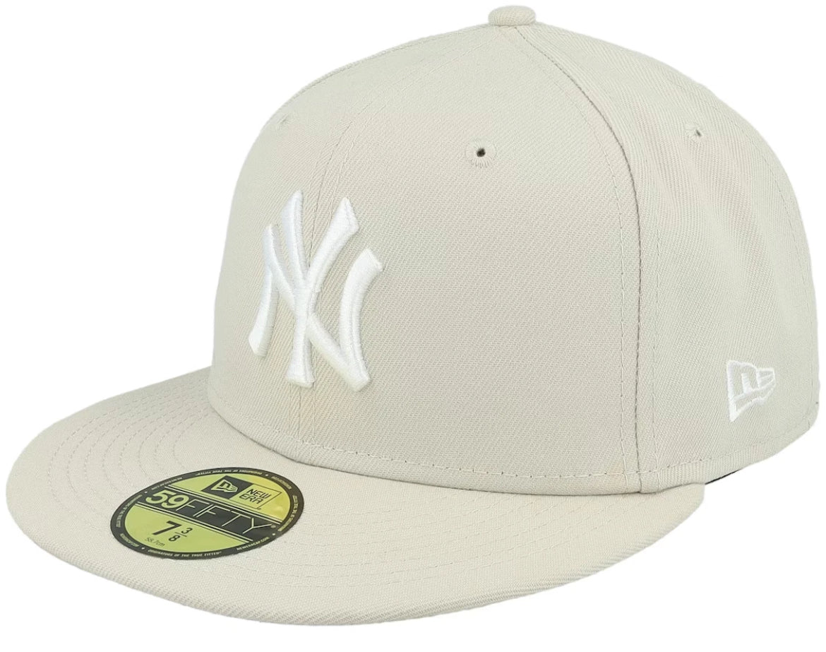 New Era New York Yankees 59Fifty Fitted Cap / Stone White /