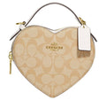 Coach Heart Beige Bag