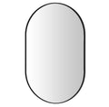Yezi Wall Mirror 50x70cm Oval Bathroom Bedroom Vanity Make-up Mirror Aluminium