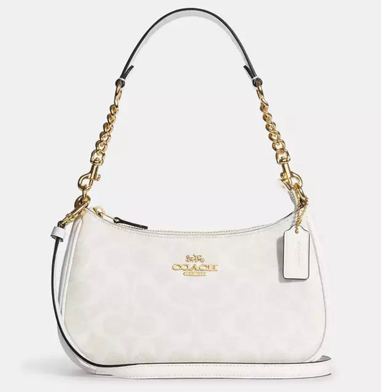 Coach White Teri Shoulder Bag
