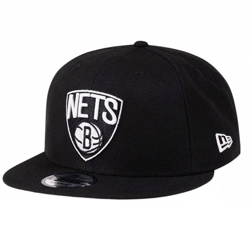 New Era Brooklyn Nets Black Prime Edition 9Fifty SnapBack Cap