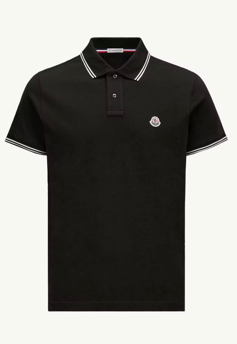 Moncler Black Polo Shirt - Small