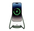 Courant MAG:2 Wireless Charging Stand - UK - Belgian Linen, 2in1 -Forest