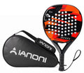 IANONI Padel Racket Carbon Fiber Surface with EVA Memory Flex Foam Core