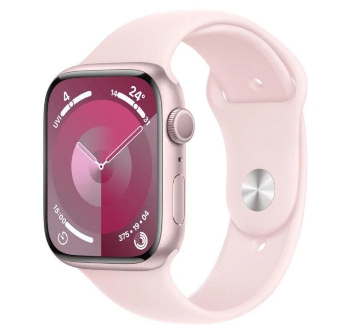 Apple Watch Series 9 A2978 GPS 41mm Smartwatch Wi-Fi Pink Aluminium Smartwatch🏴